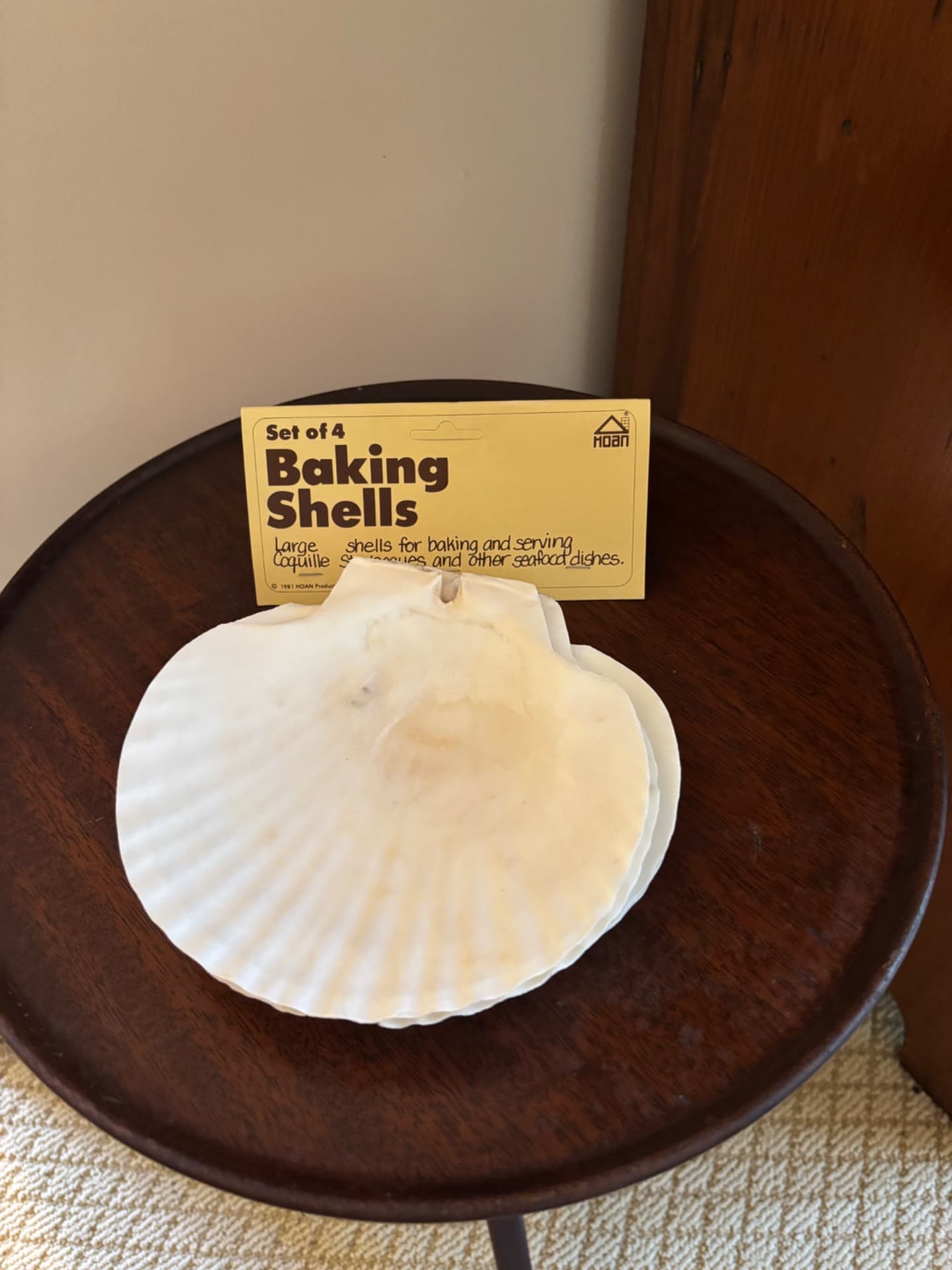 Set of 4 Baking Shells