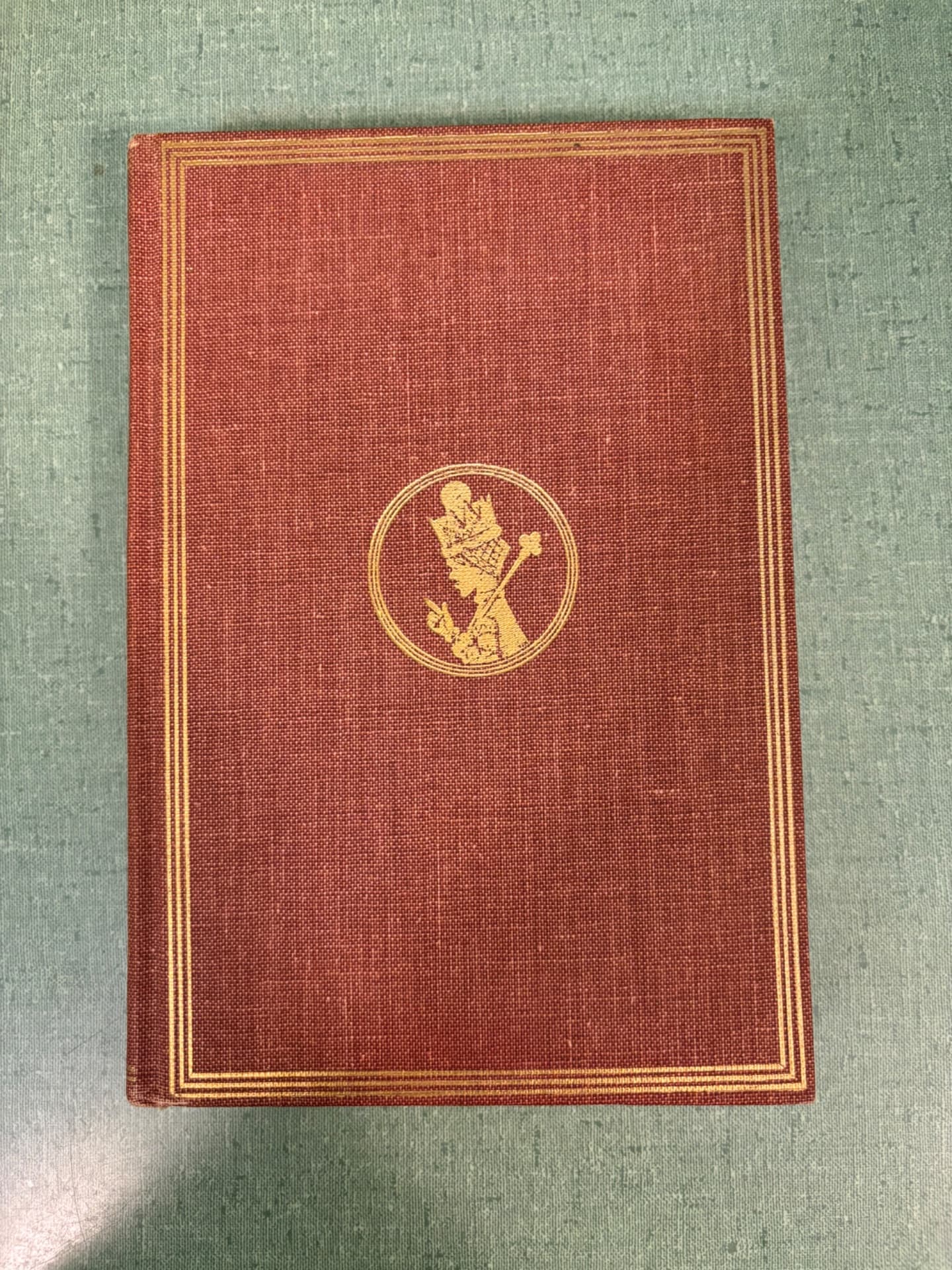 Through the Looking-Glass (Macmillan red cloth, Tenniel illus.)
